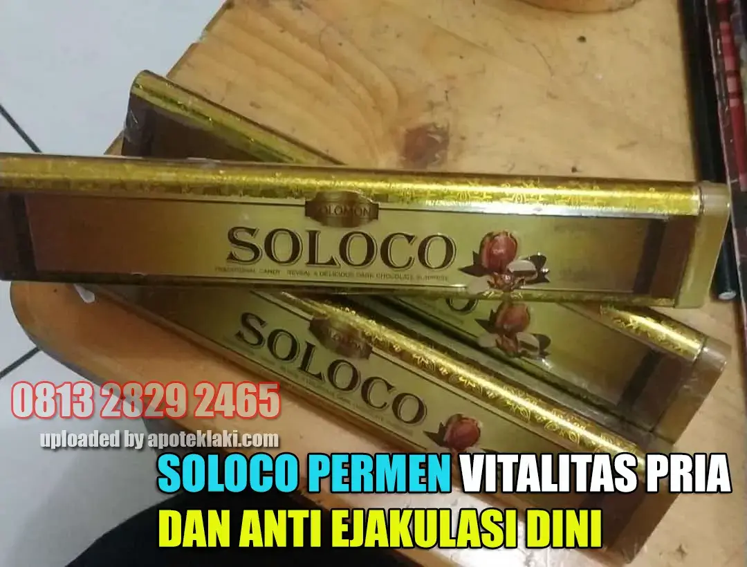 soloco permen herbal vitalitas pria dan anti ejakulasi dini